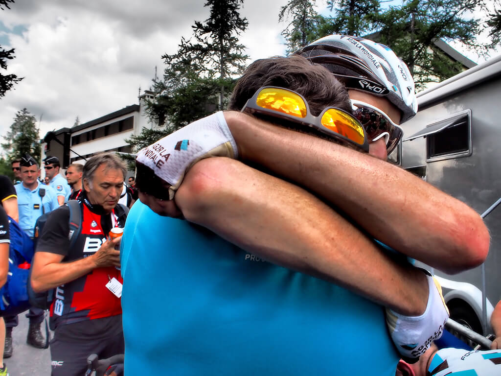 Romain Julien jour de victoire AG2R Romain Julien jour de victoire AG2R