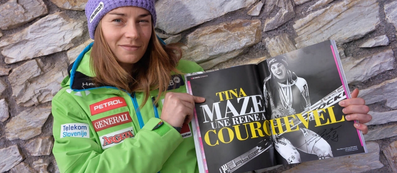 Tina Maze Magazine Courchevel